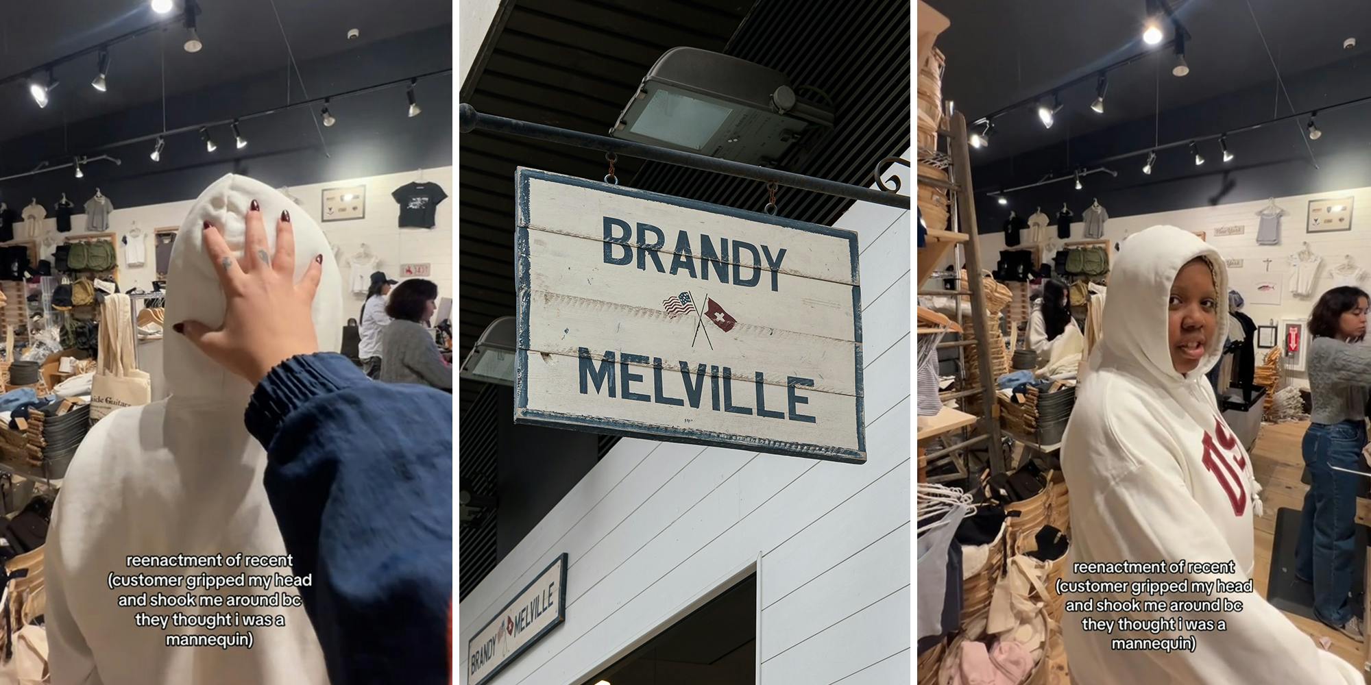Brandy Melville worker shares what happened when a customer mistook her for a mannequin