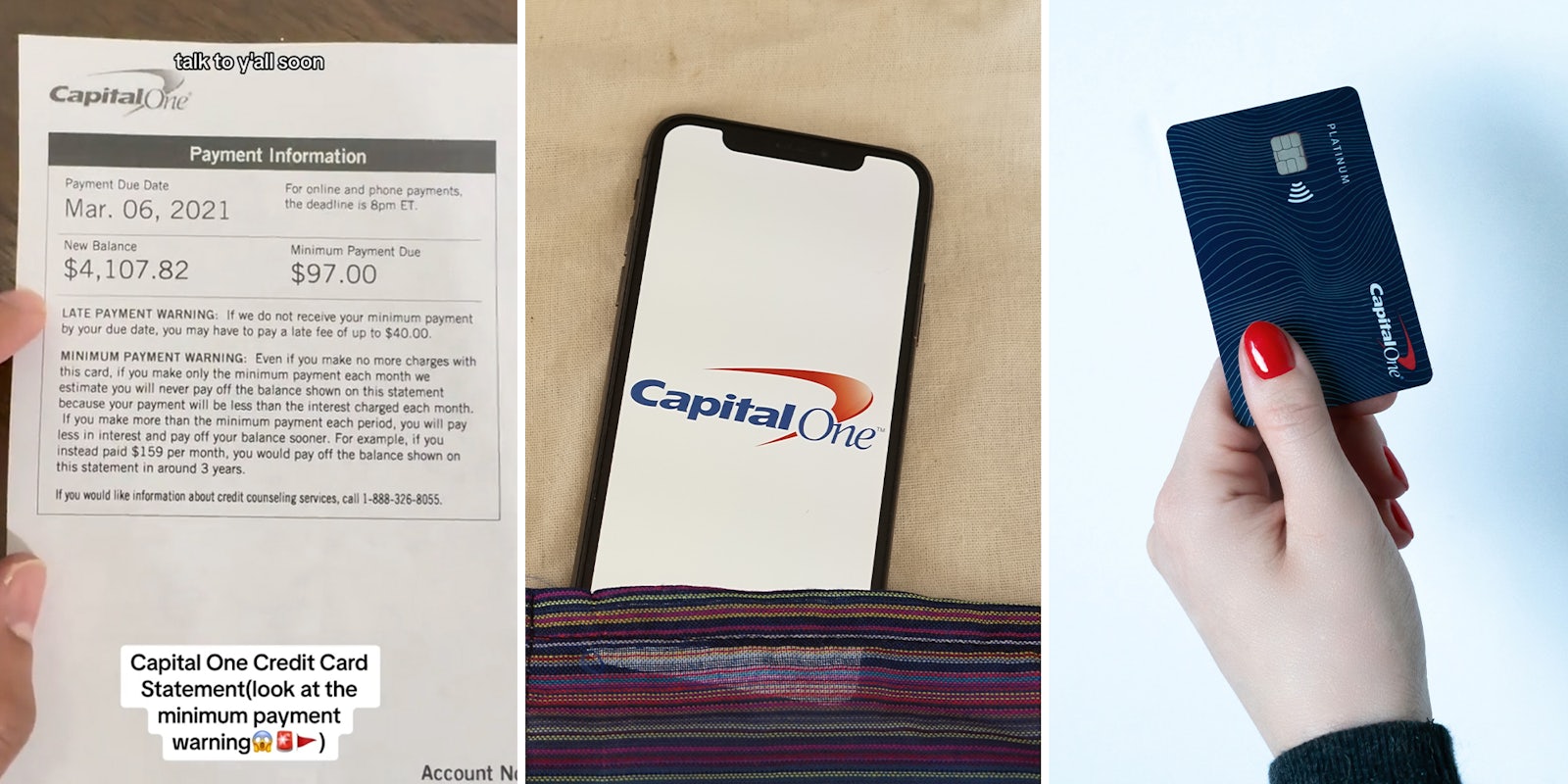Capital One customer shares why you should never pay the minimum payment on your credit card