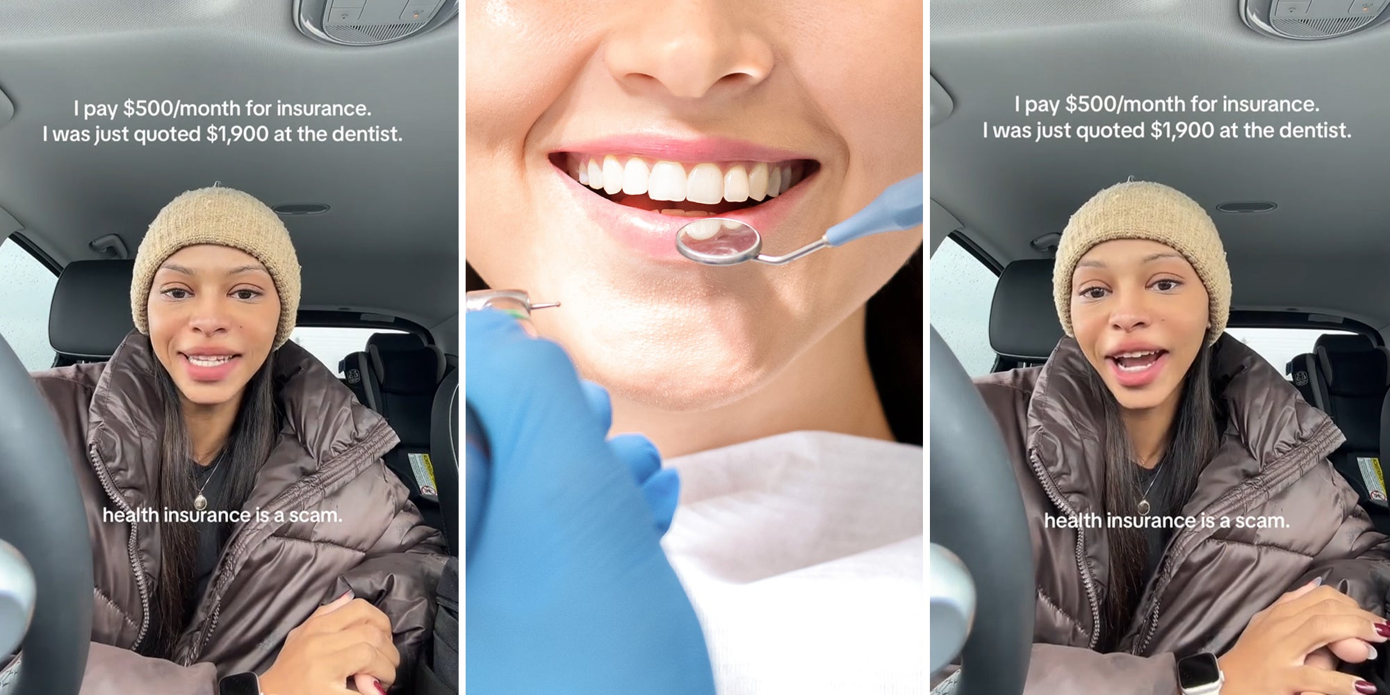 woman explaining health insurance is a scam