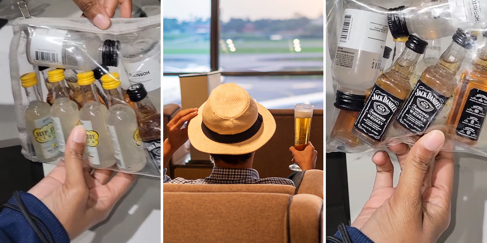Traveler shares way they sneak alcohol into airport