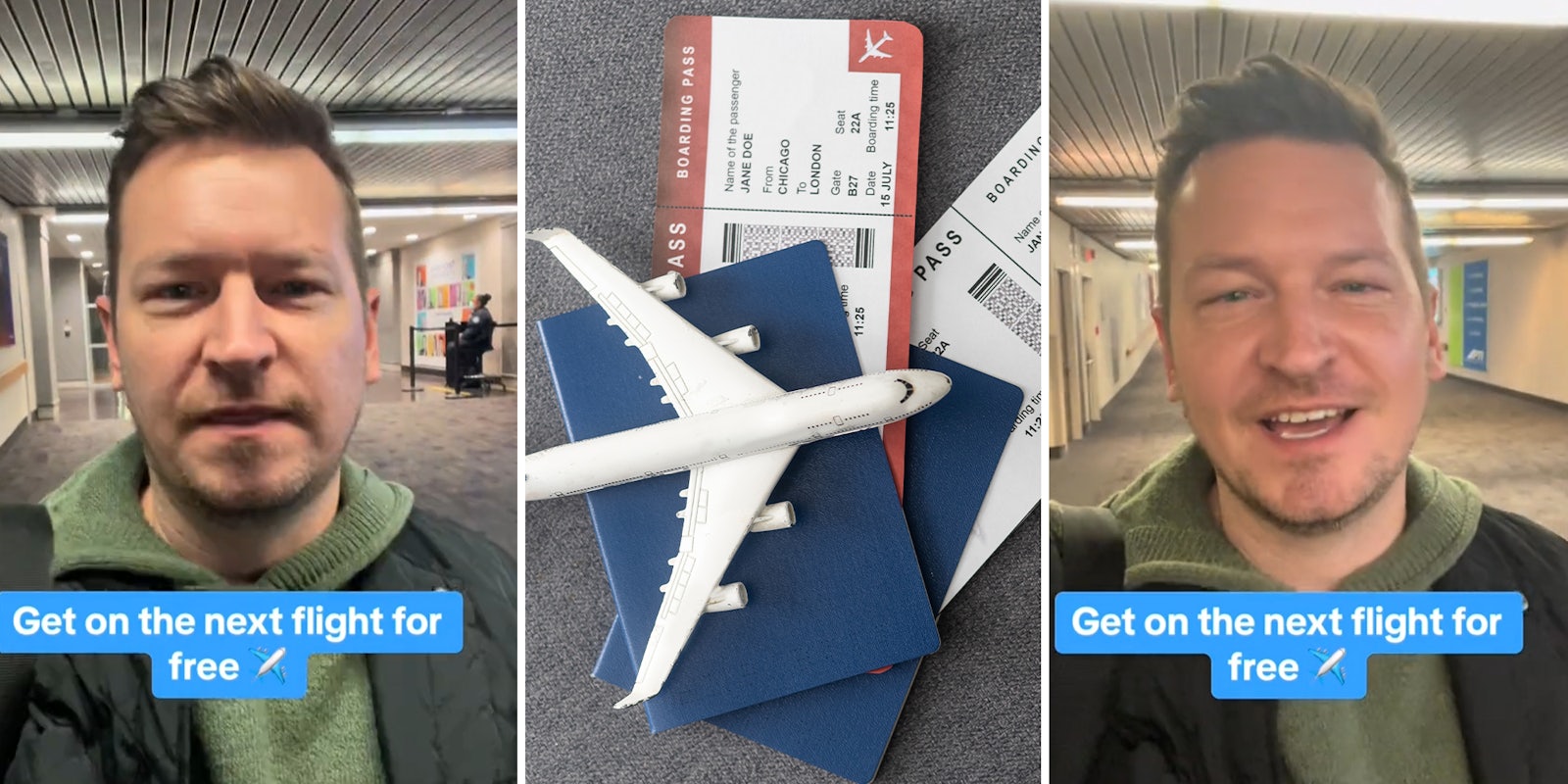 Man shares how you can get flight for free if you miss your flight