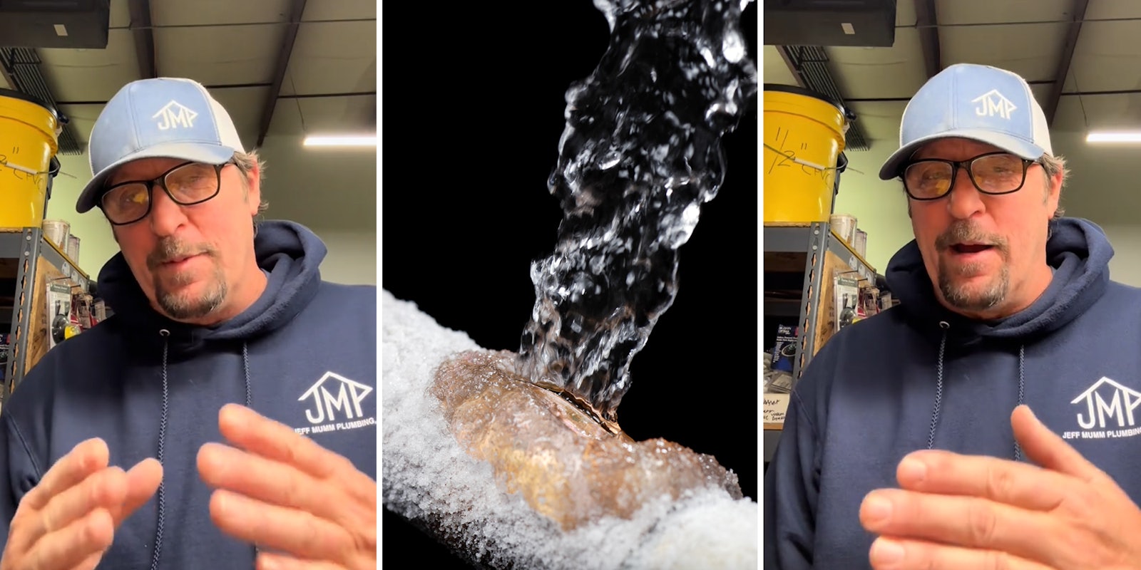 Plumber shows how to prepare for cold weather and avoid frozen pipes next week