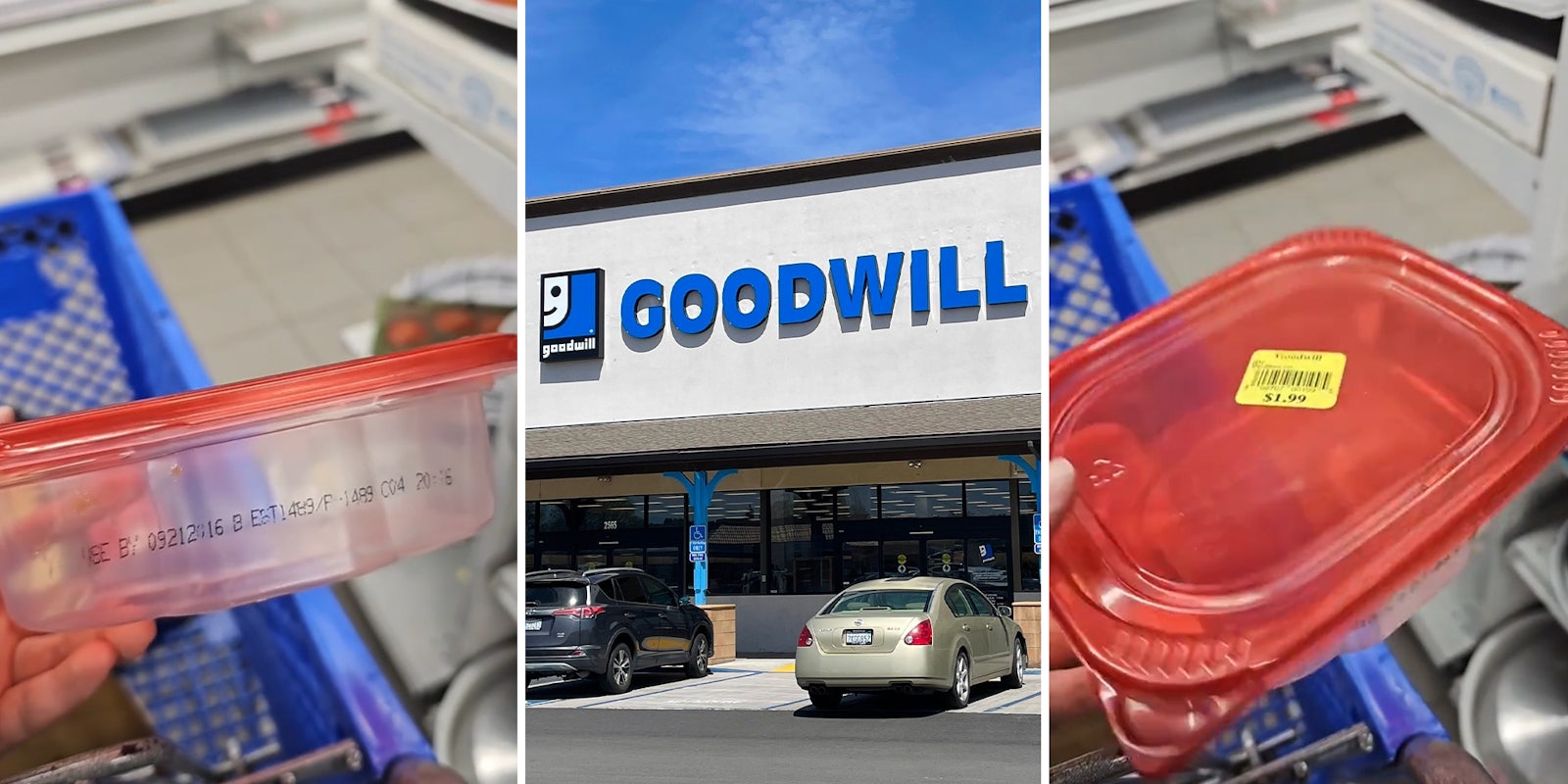 Shopper catches Goodwill reselling plastic lunch meat container