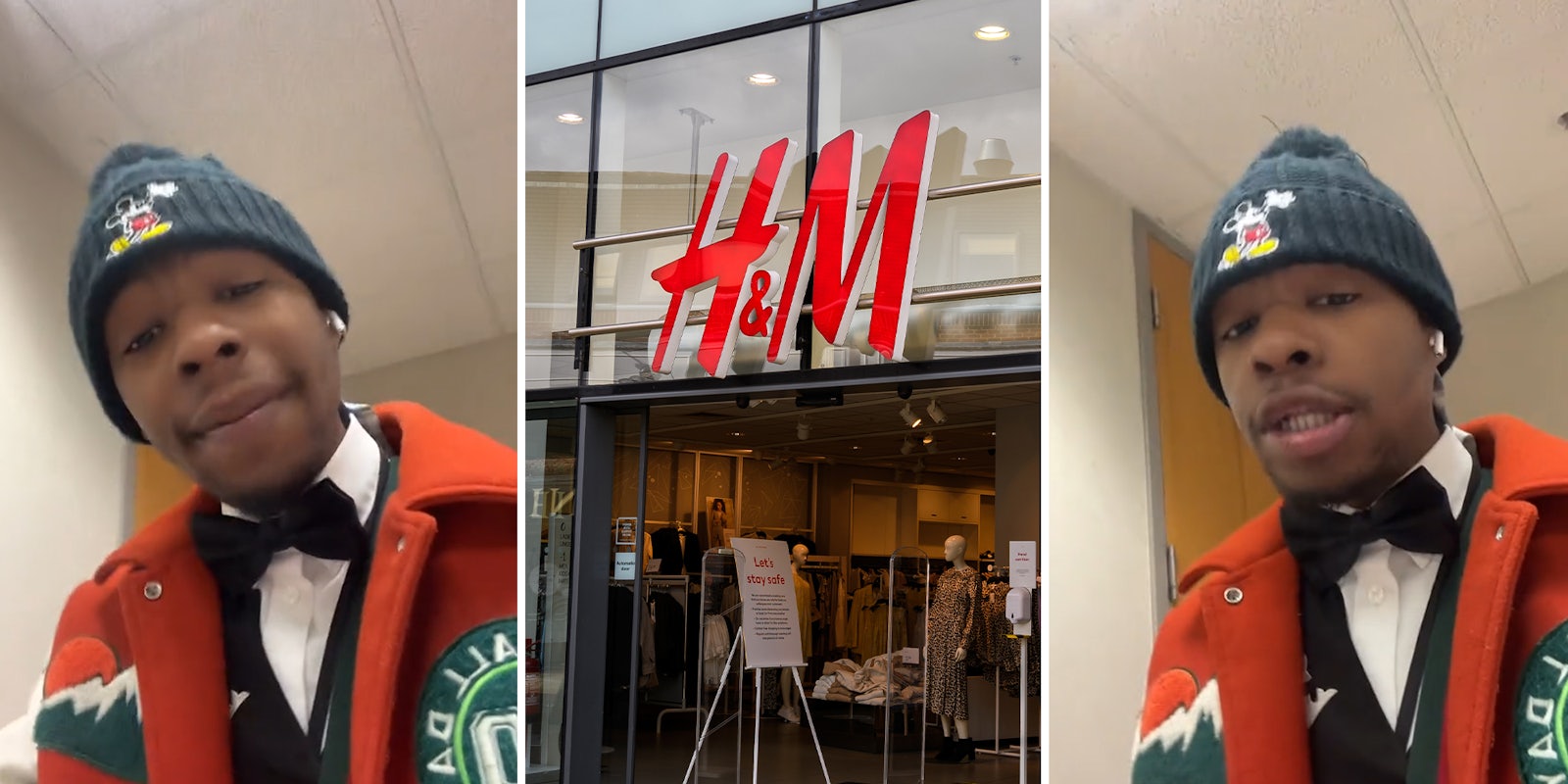 Man says H&M employee tried to scam him, almost got him in trouble when sensors went off on his way out