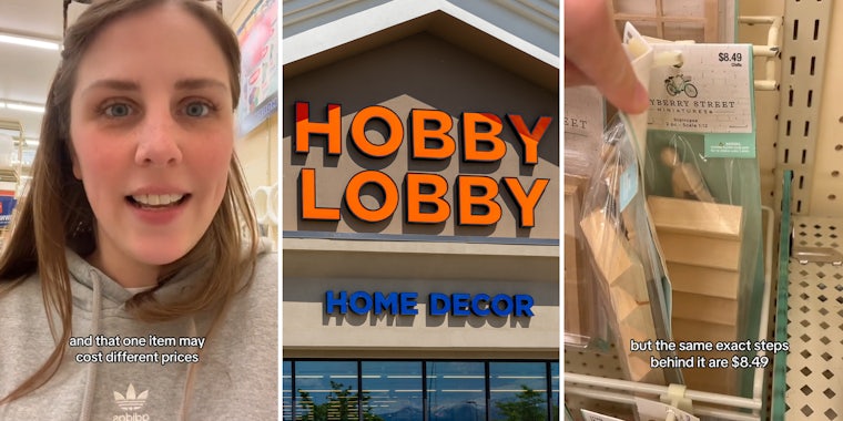 Shopper finds proof of Hobby Lobby putting different prices on the same products