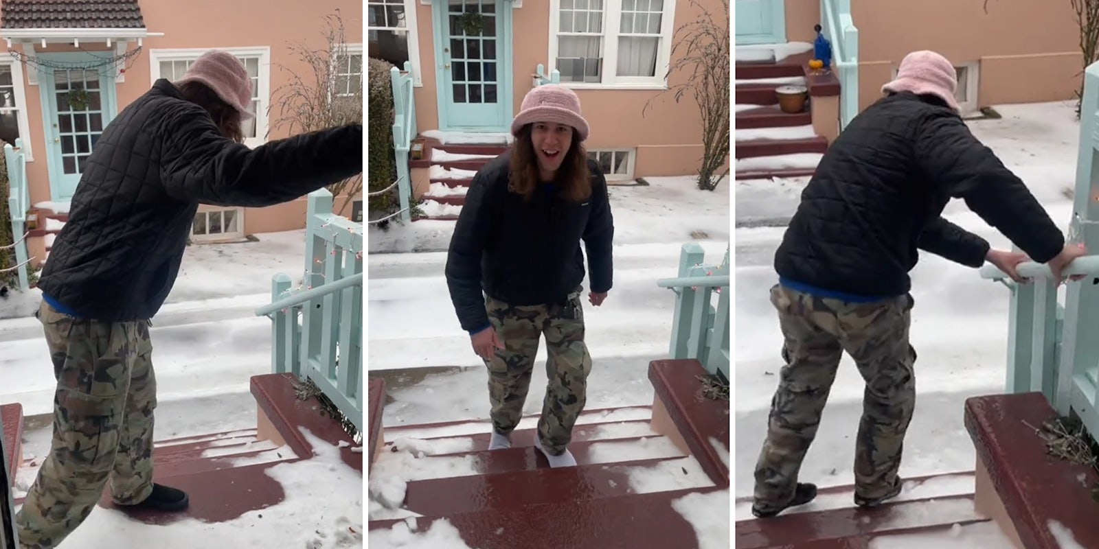 Man shares hack for how to walk on ice without slipping