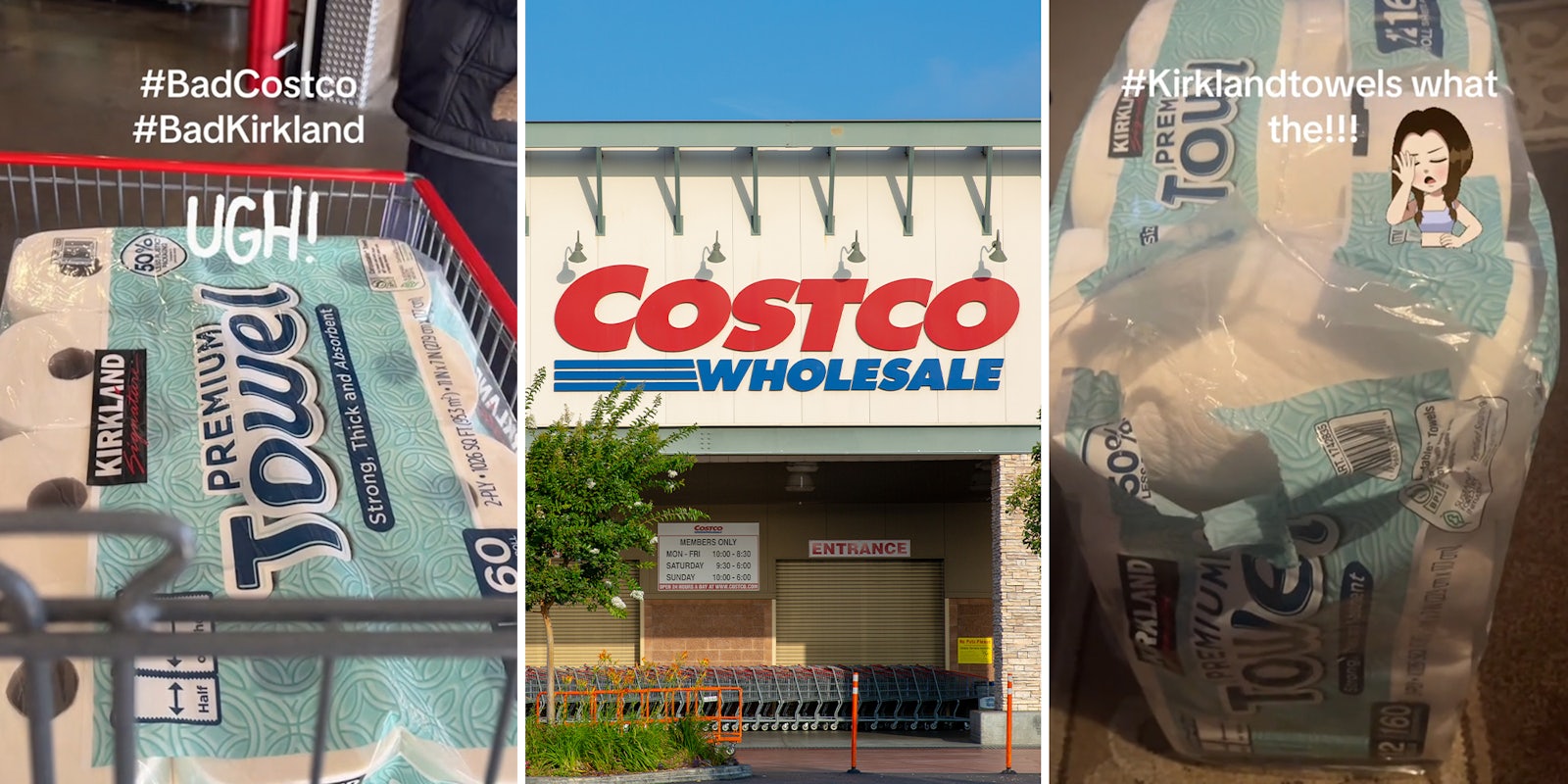 Woman complains, returns pack of Costco paper towels after store changes packaging