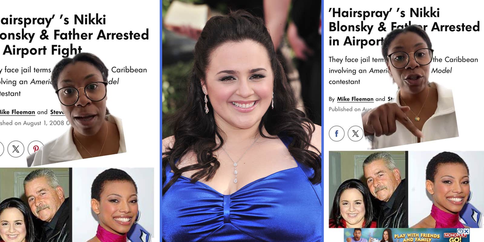 Nikki Blonsky after clip accusing her of a racist assault resurfaces