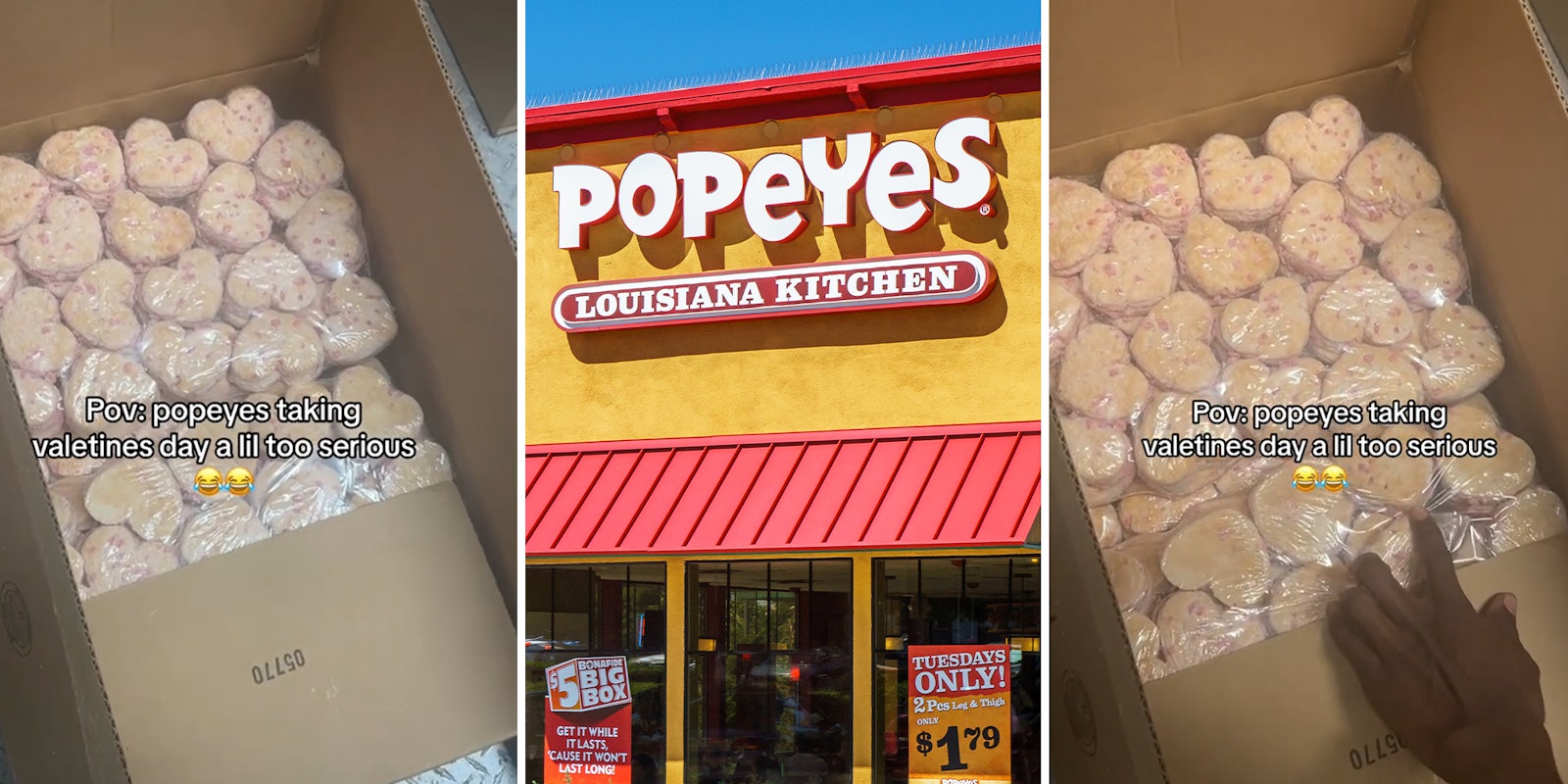Popeye’s worker mocks what store will be releasing for Valentine’s Day