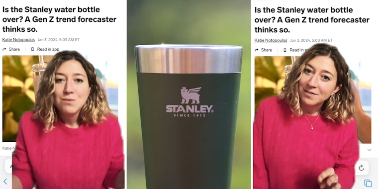 Trend researcher shares why people are so obsessed with Stanley cups–and which brand will be the next craze