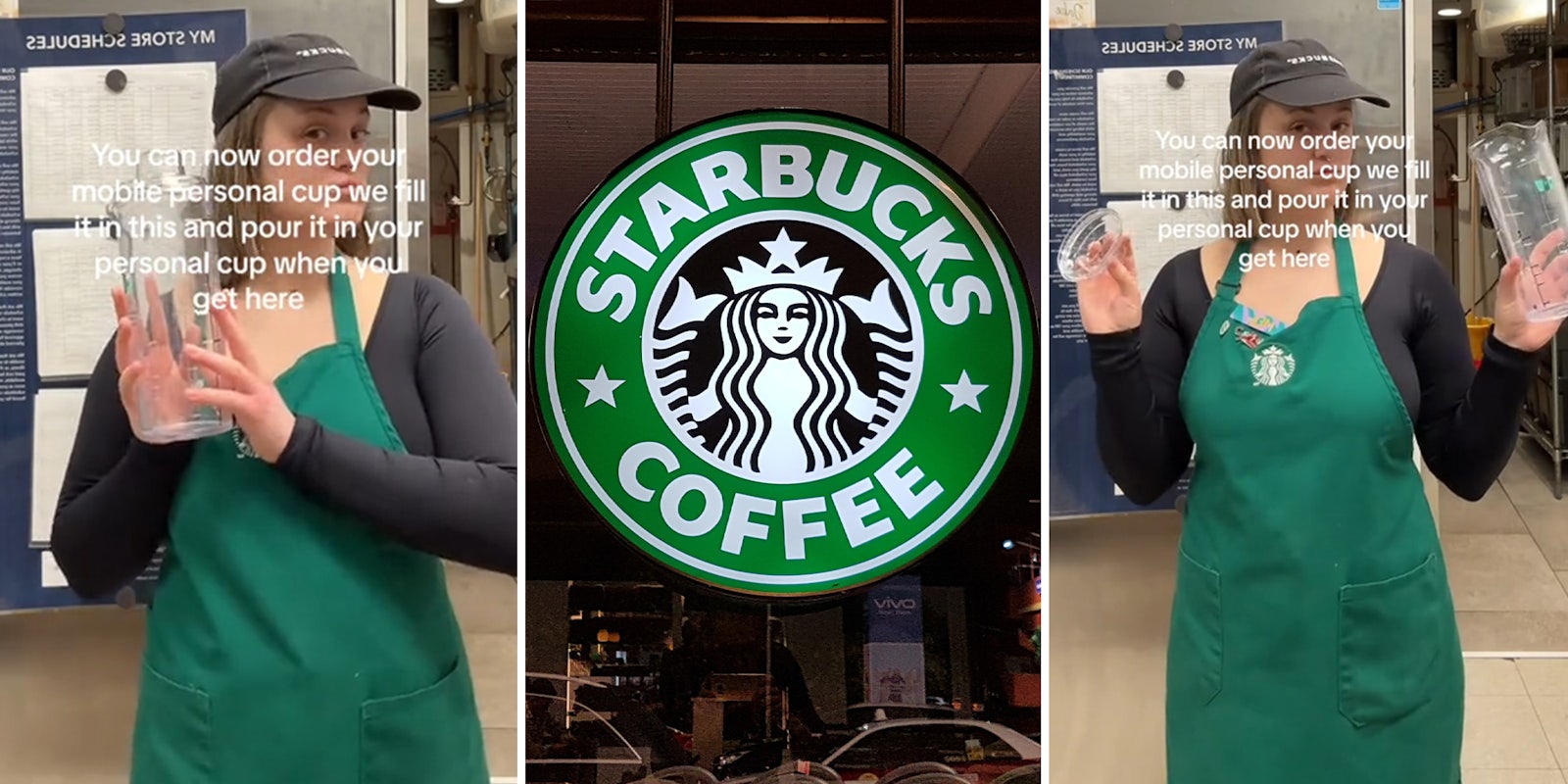 Starbucks now allows customers to use personal cups for mobile orders