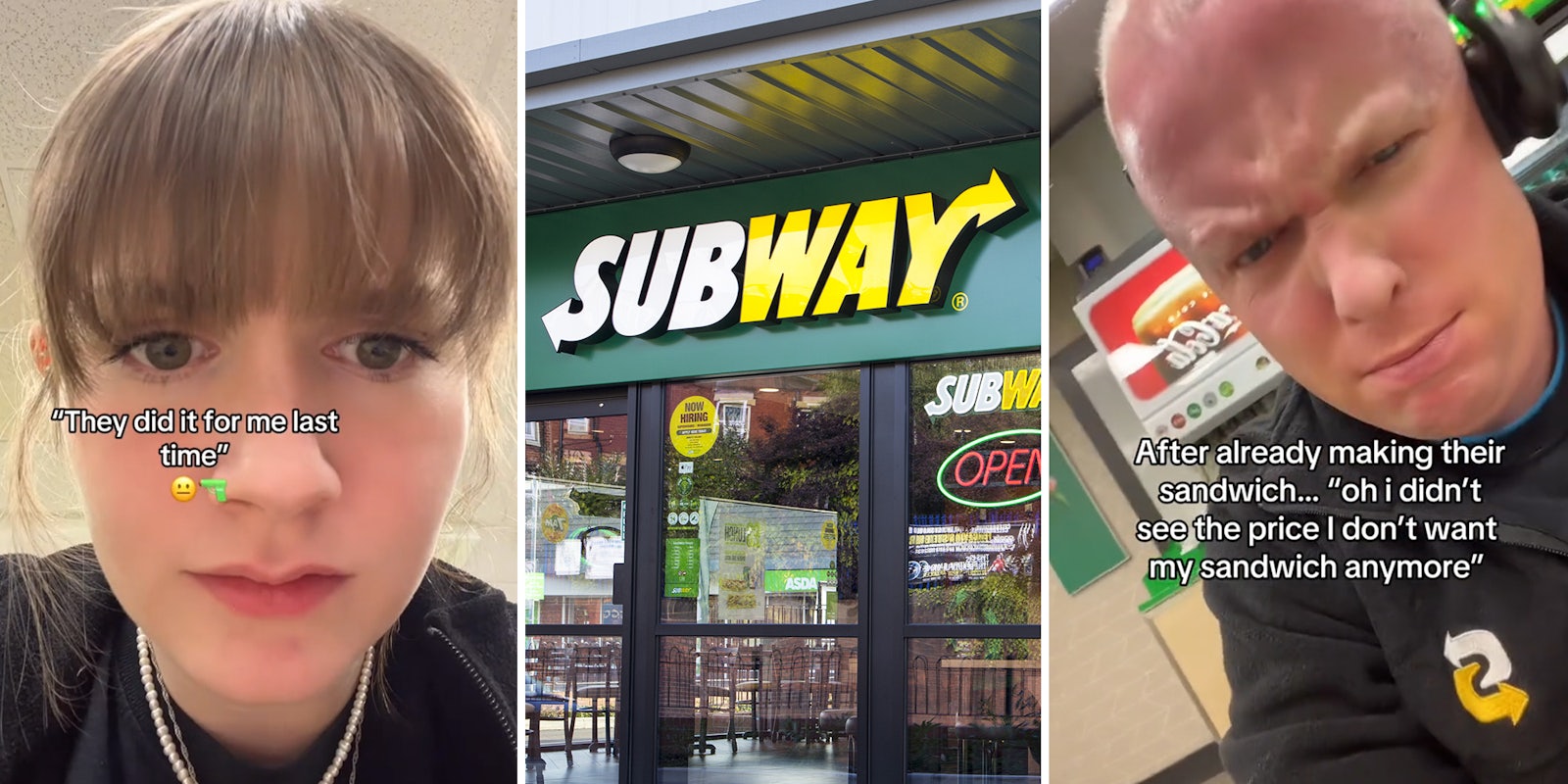 Subway worker says customer had them make a sandwich, then walked out after seeing cost