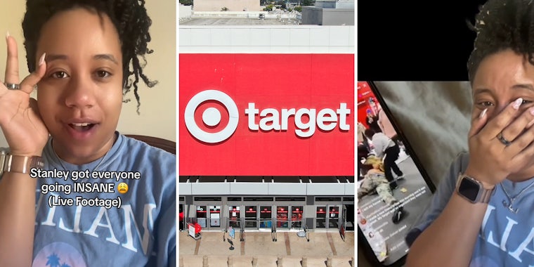 Man gets tackled over Valentine's Day Stanley cup in Target