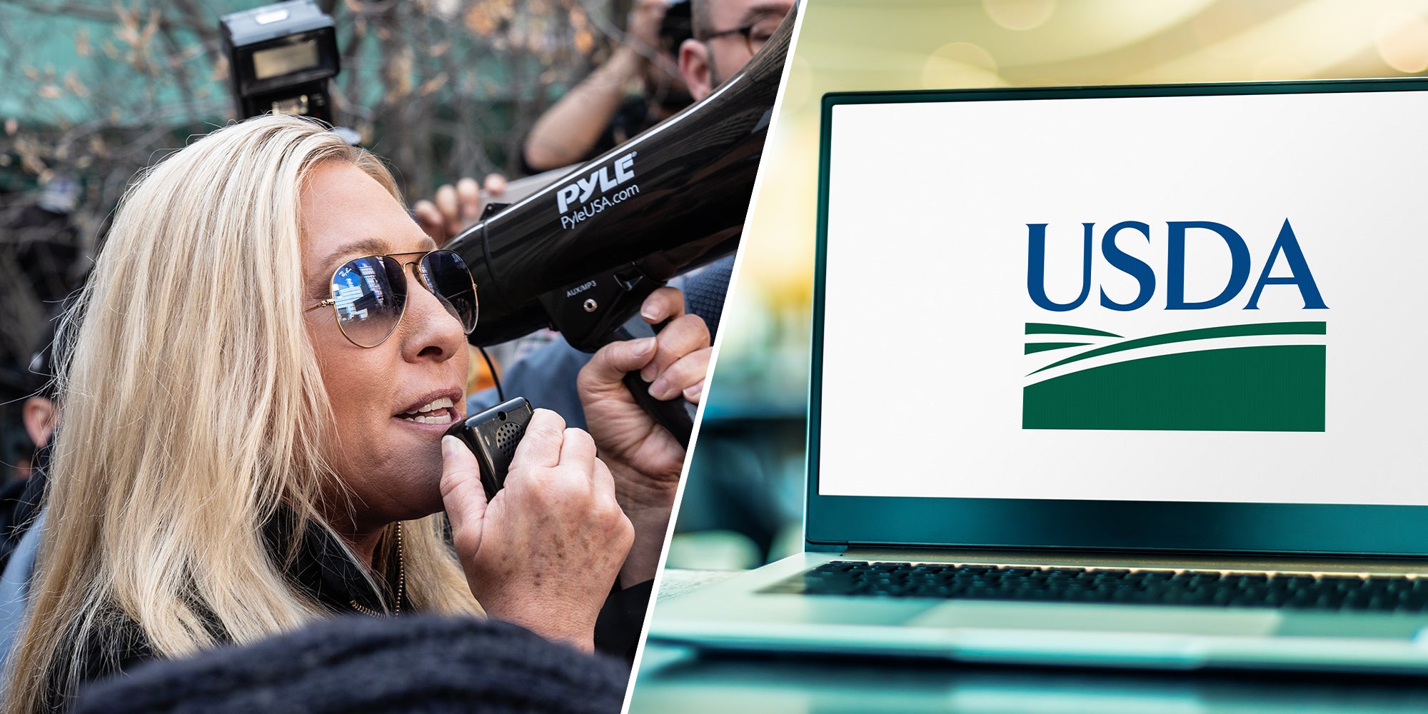 Marjorie Taylor Greene peddles pork conspiracy on Truth Social