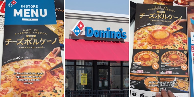 Viewers are blown away by new Domino’s cheese volcano pizza