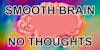 smooth brain no thoughts meme