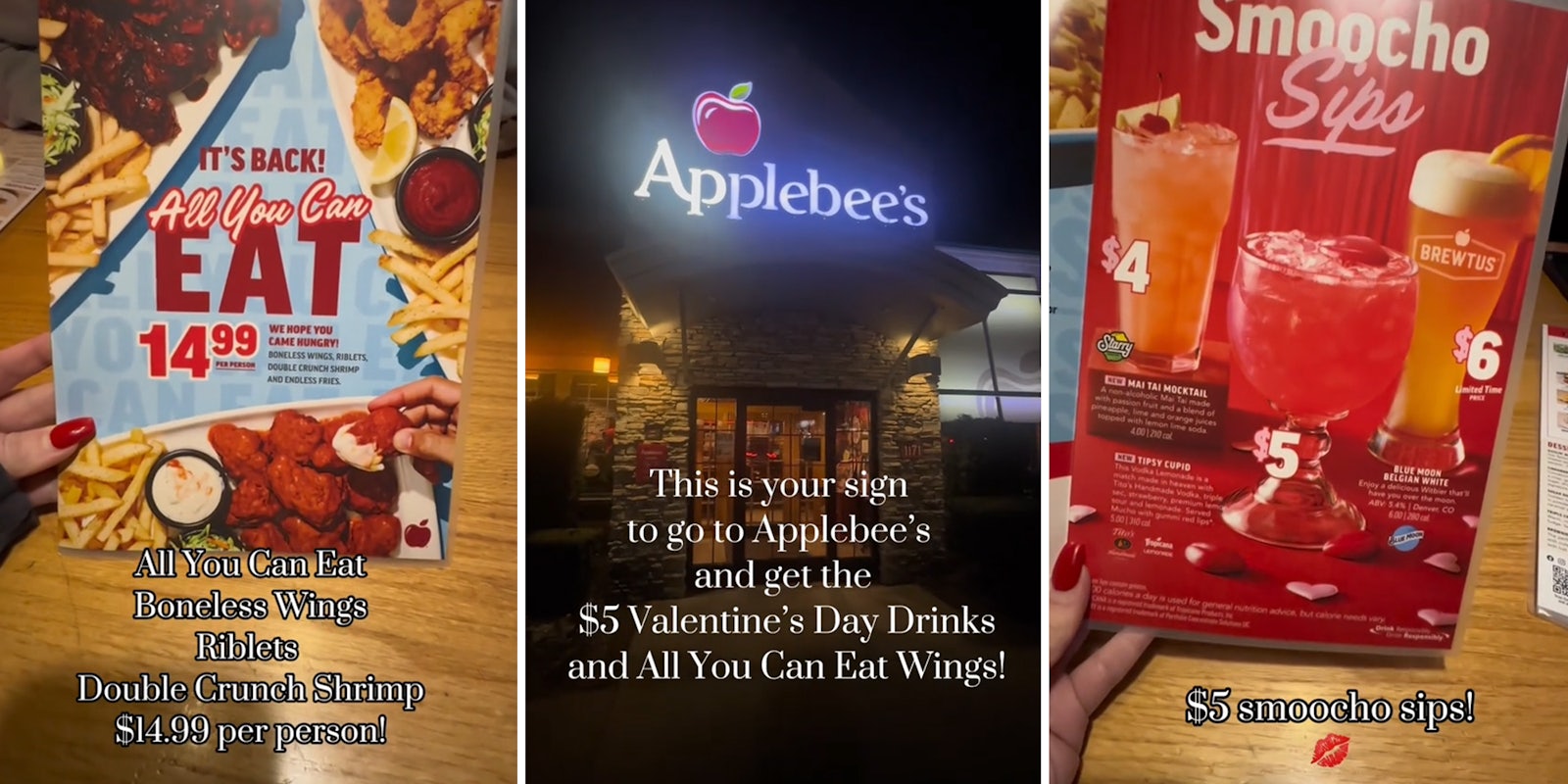 Applebee’s $5 Valentine’s Day deal has customers who aren’t in a relationship together ordering