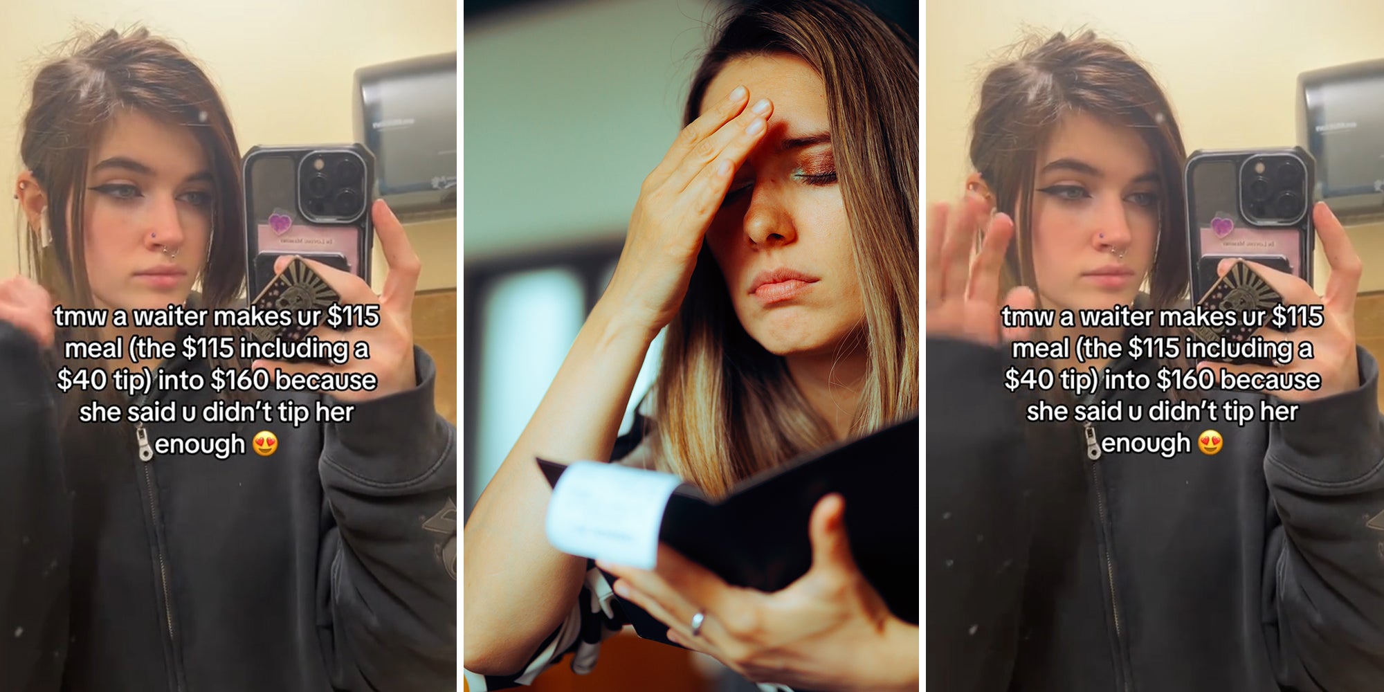 Customer says server changed her bill from $115 to $160 since she didn’t tip ‘enough’ originally