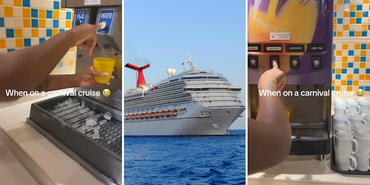 TikToker explains that cruise drinks have too much sugar