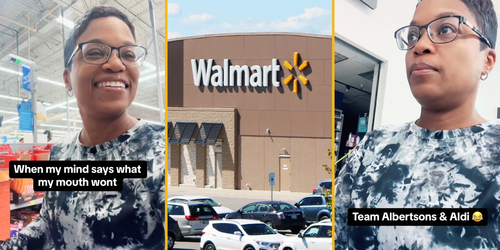 Woman confronts Walmart receipt-checker for having to do their job at self-checkout