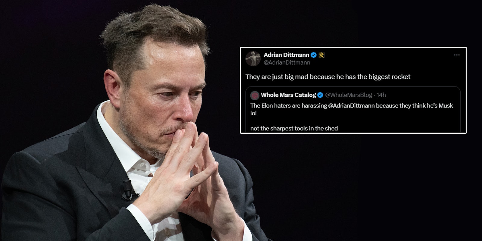 X users accuse Elon of running burner account to praise himself from
