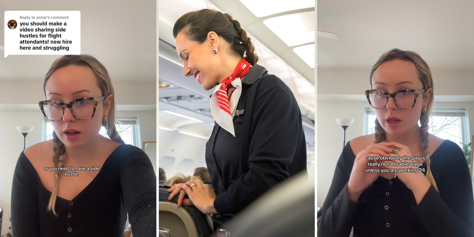 Flight attendant reveals her favorite side hustles