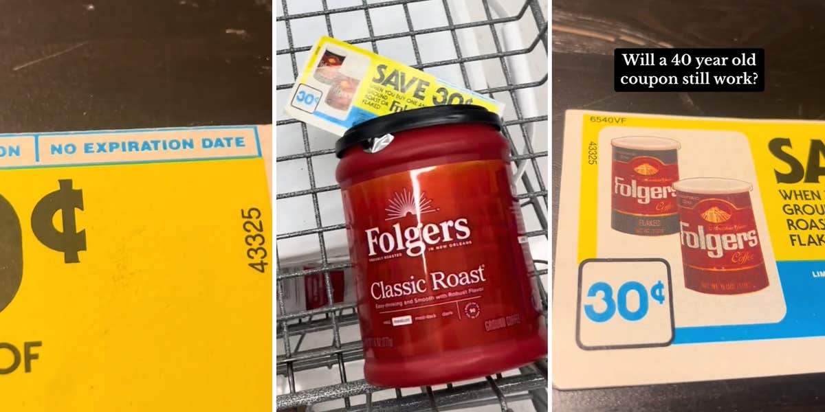 Man Tries to Use Folgers Coffee Coupon from 1983. Does it Work? man-tries-to-use-folgers-coffee-coupon-from-1983-does-it-work