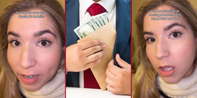 Woman says the government may owe you money, calls it out for not telling people