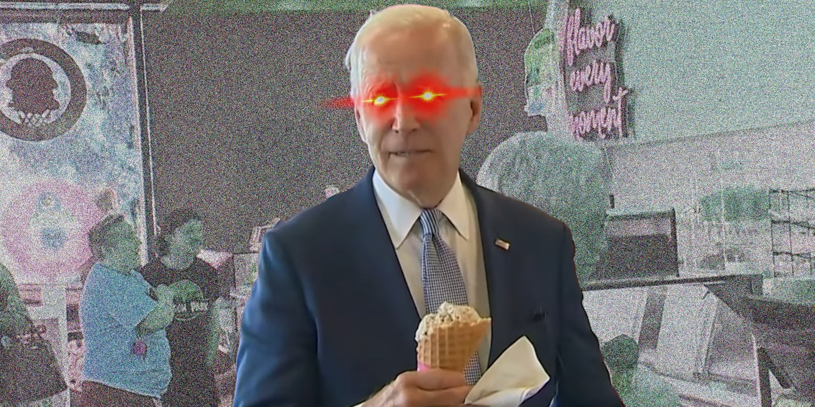 Joe Biden Icecream Deep Fried