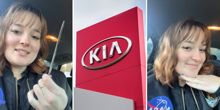 The 'Kia Boys' stole one dad's car. His daughter got it back, but not in one piece