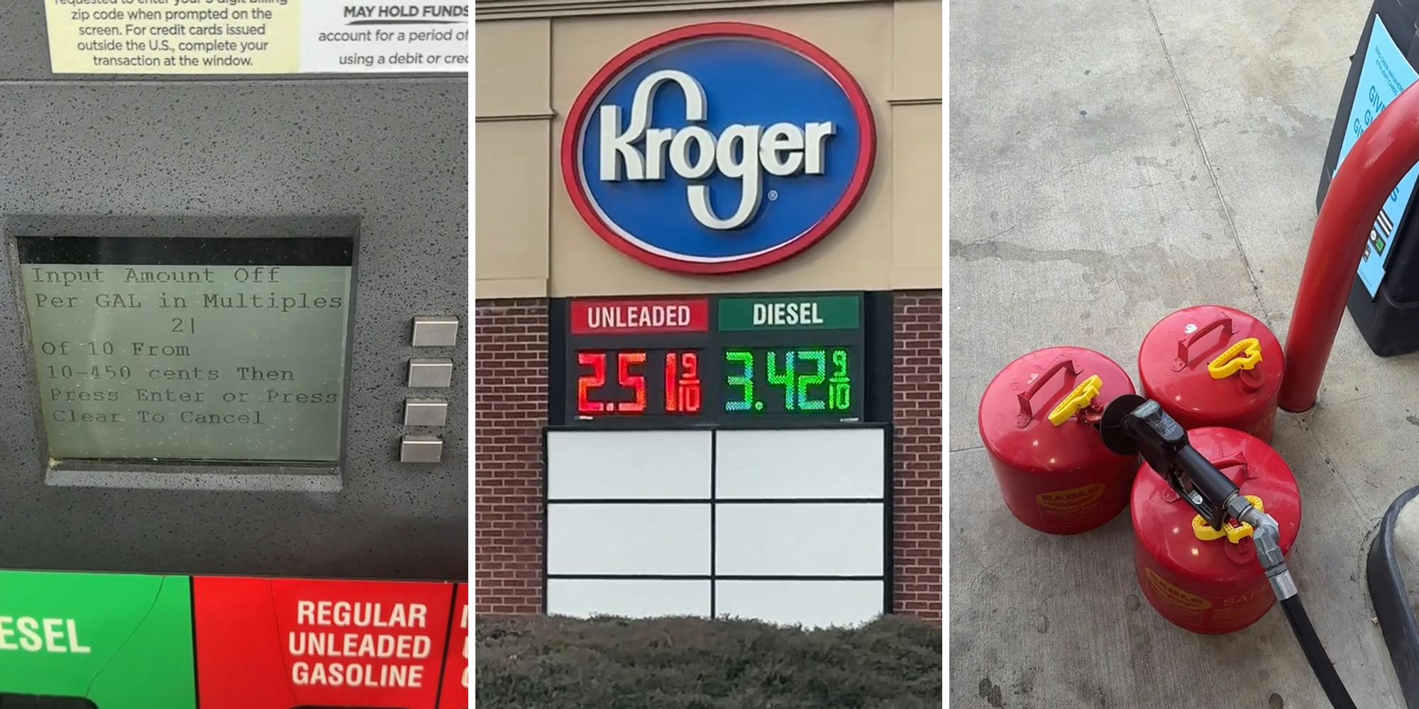 Kroger customer gets 34 gallons of gas for 66 cents