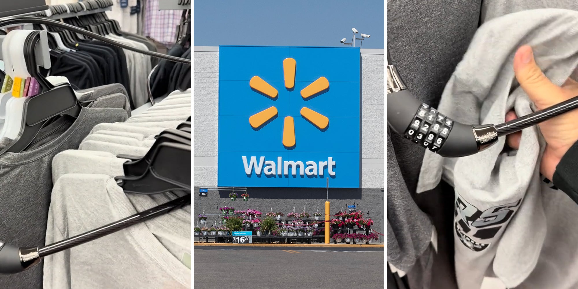Shopper finds locked-up clothes at Walmart