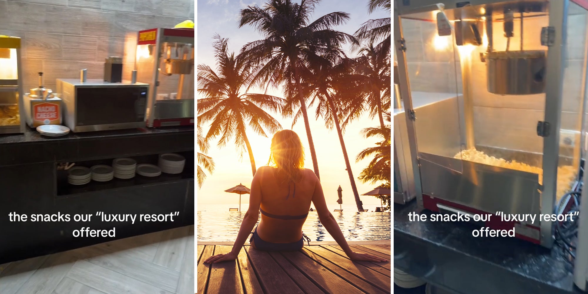 Viewers divided after guest calls out the snacks at her ‘luxury resort’