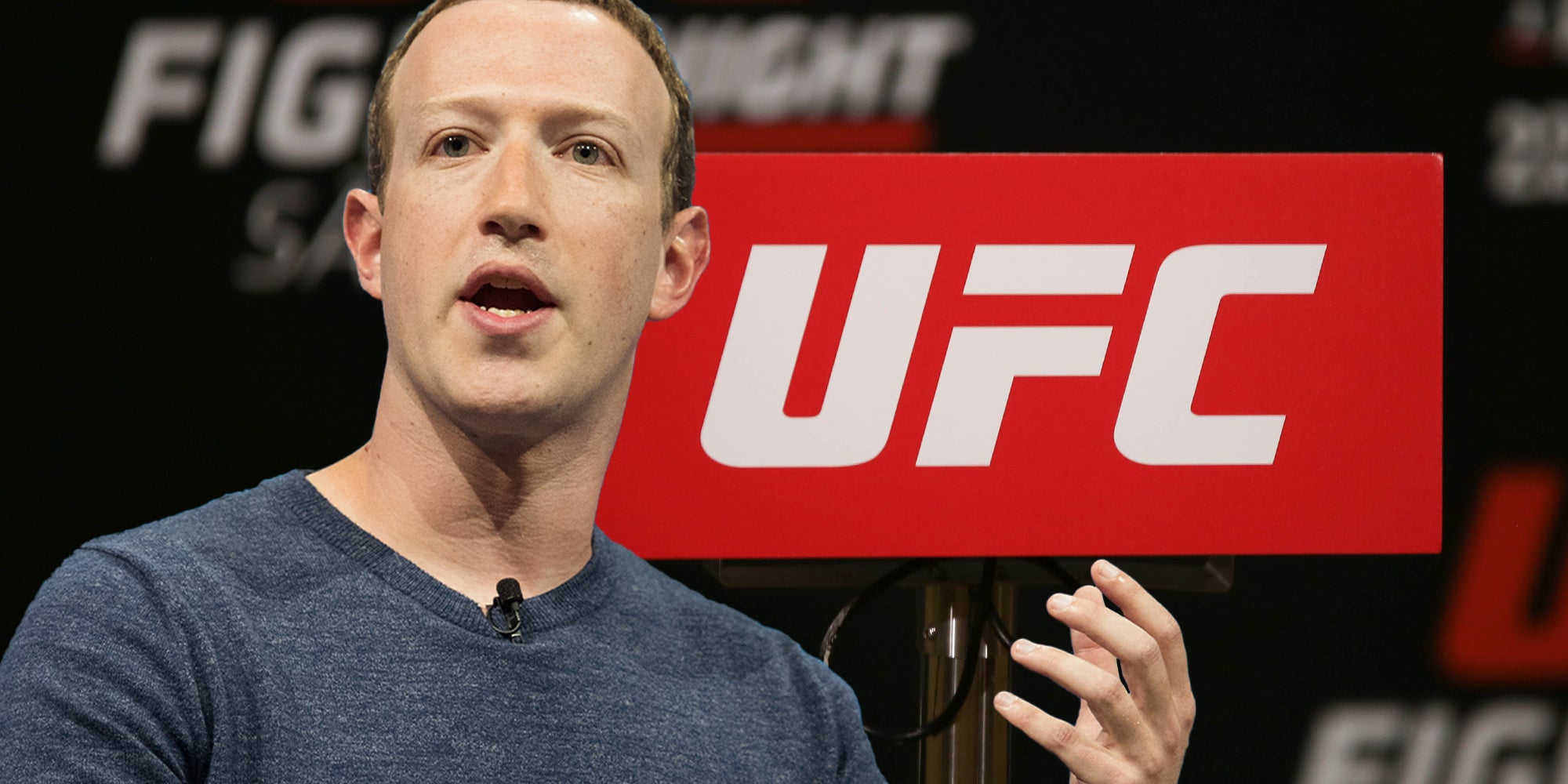 Awkward Zuckerberg memes at UFC ringside go viral