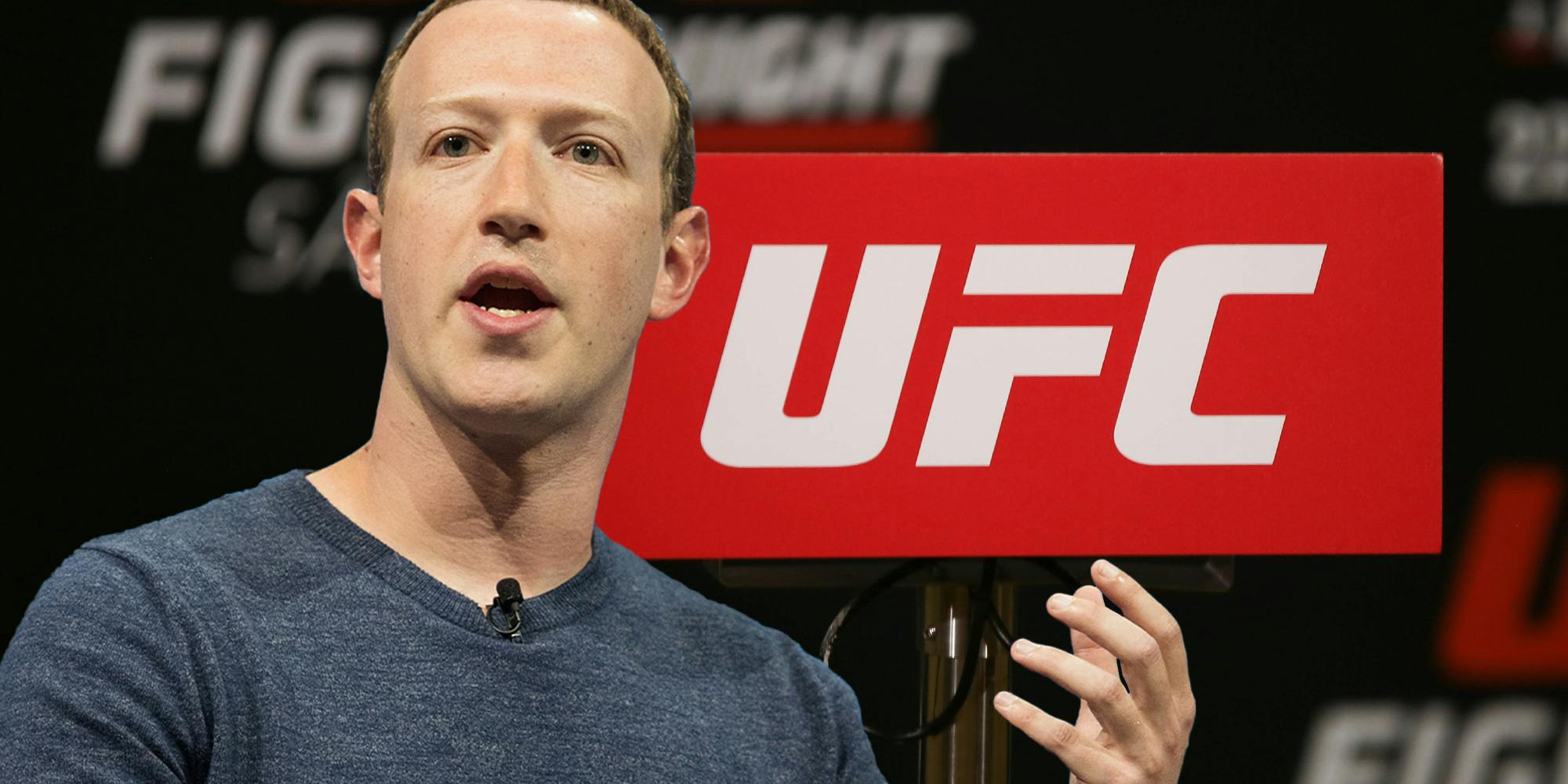 Awkward Zuckerberg memes at UFC ringside go viral