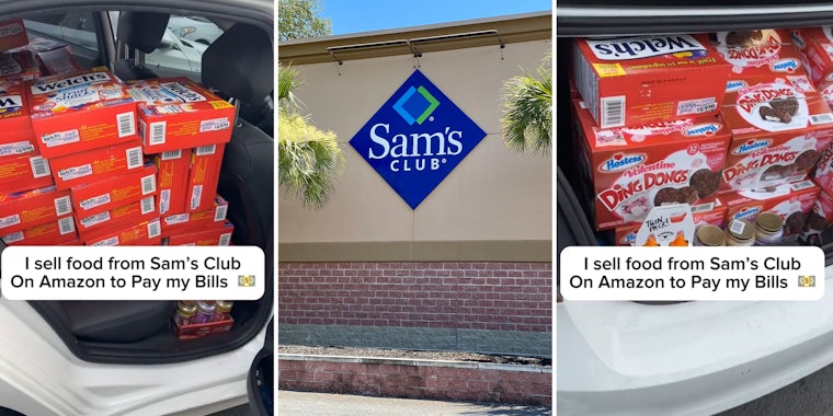 Woman says she pays her bills by reselling food from Sam’s Club
