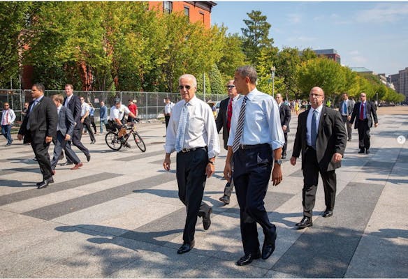 joe biden memes walking with obama