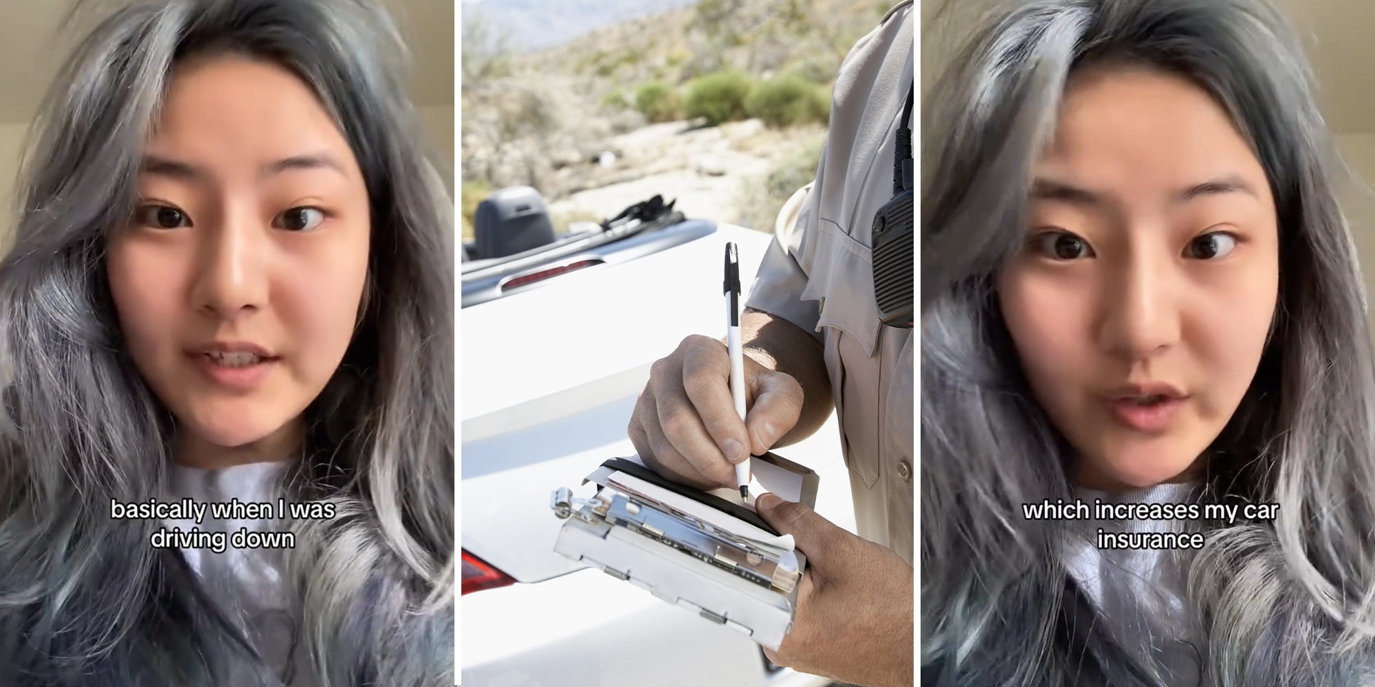 Driver shows how to get out of a speeding ticket online