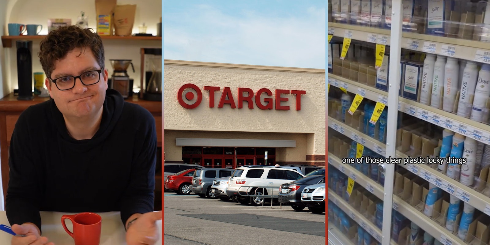 Man calls out Target's 'shampoo vault'