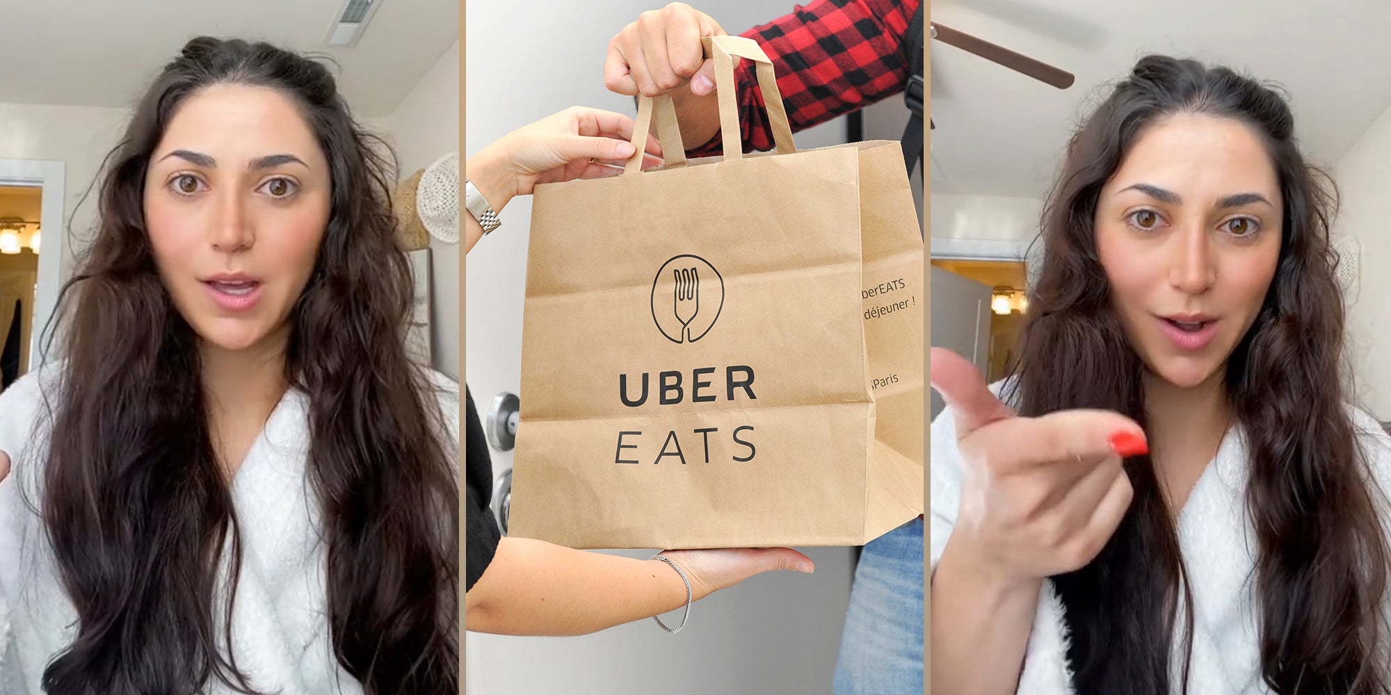 Uber Eats customer confronts neighbor who took her order