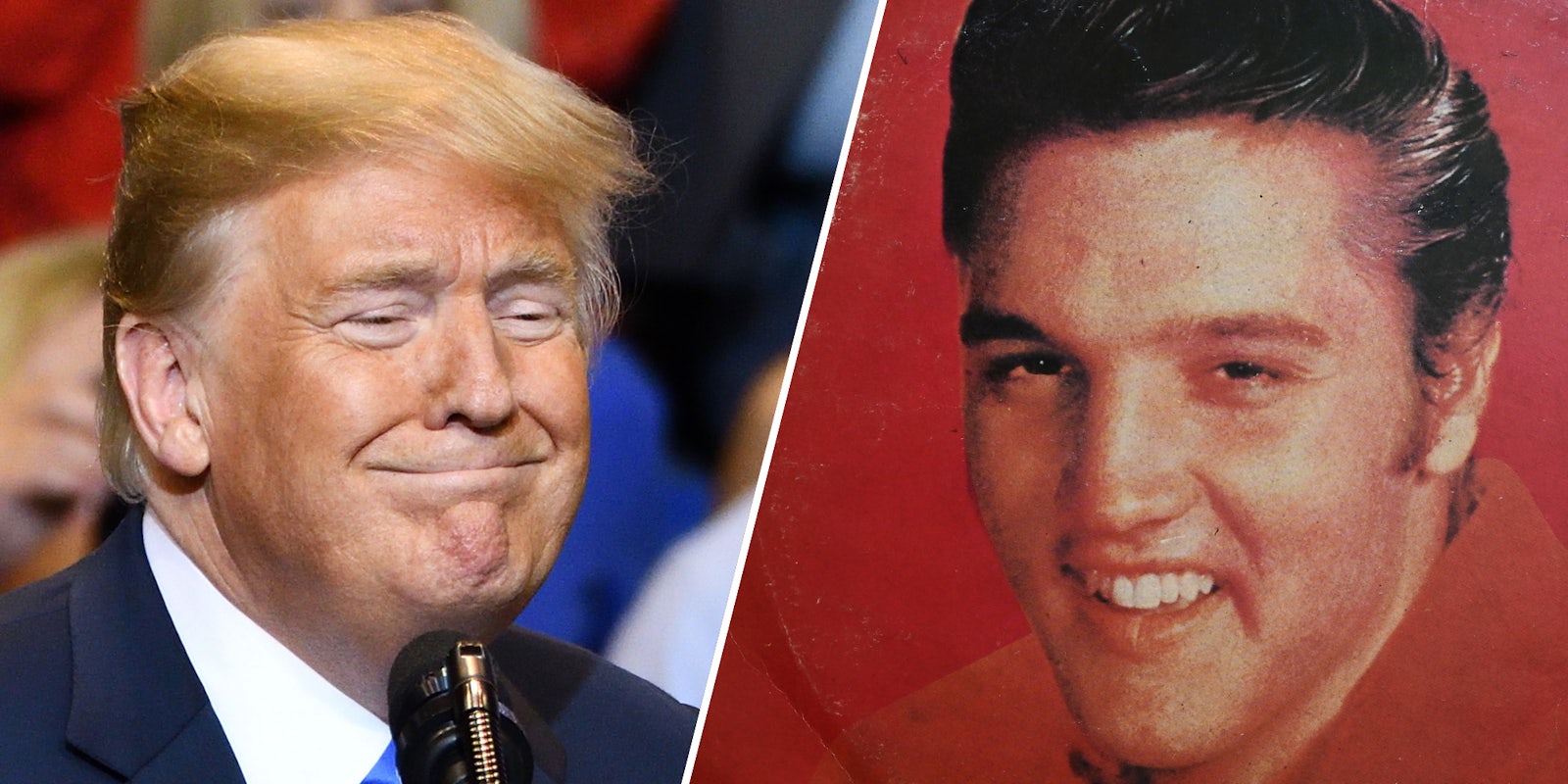 Donald Trump ridiculed after saying everyone thinks he looks like Elvis