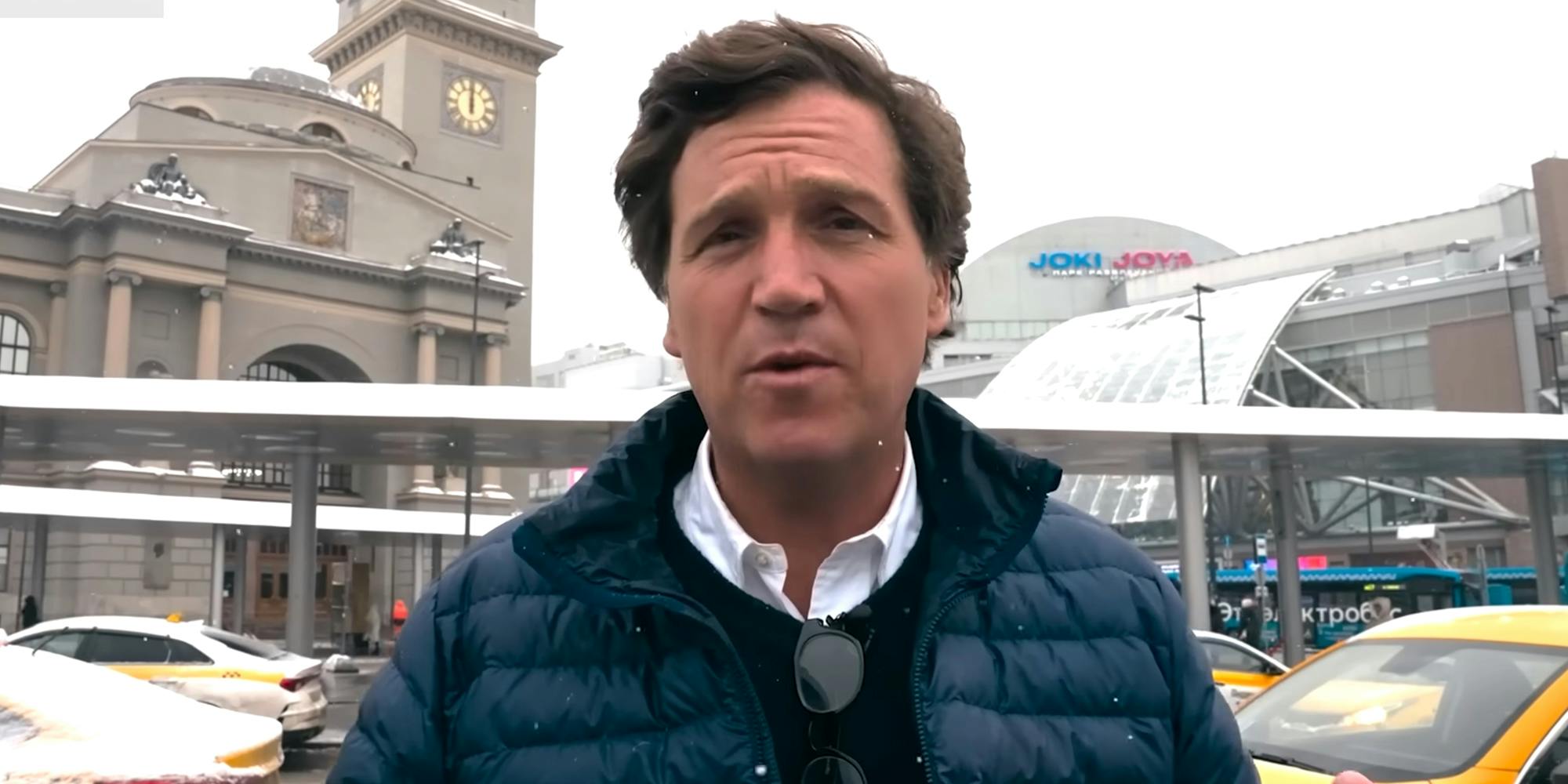 Tucker Carlson cites famous excuse used to defend Italian dictator while praising Putin's Russia
