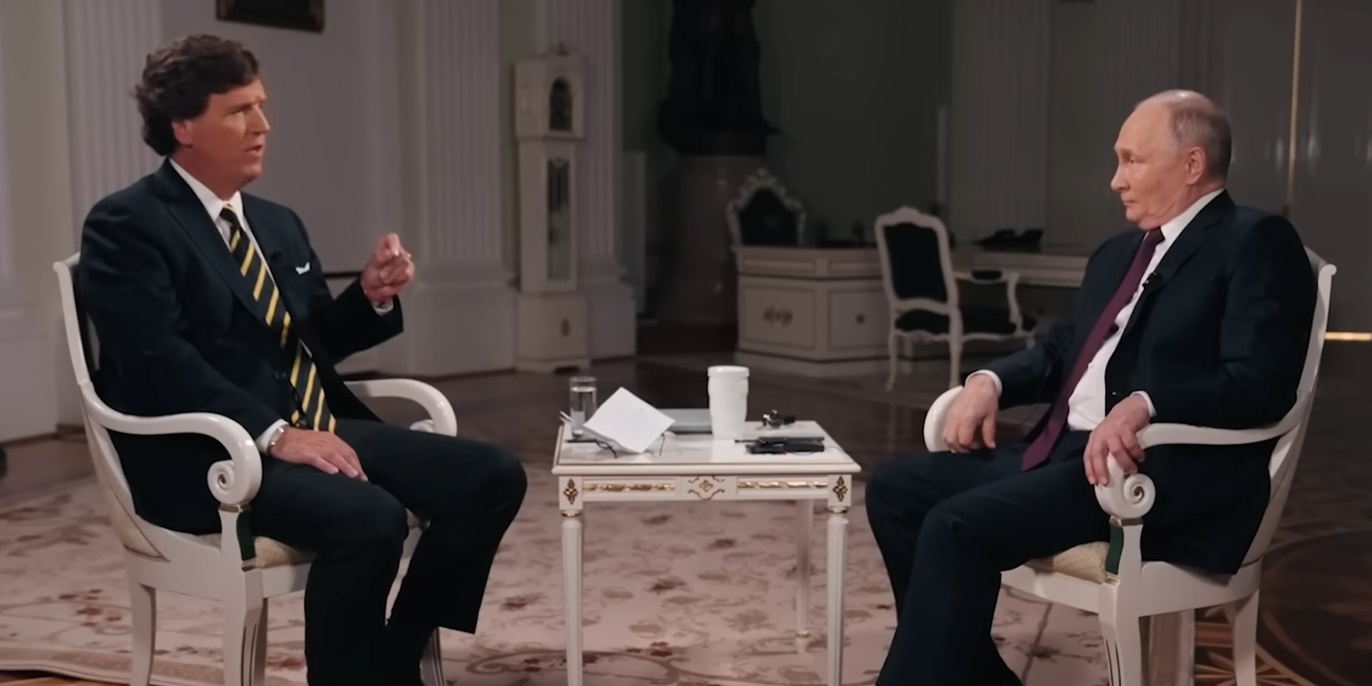 Putin trolls Tucker Carlson