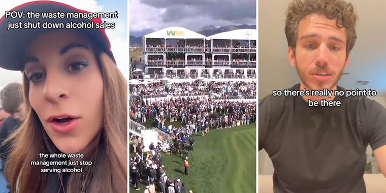 Bartender explains why alcohol sales were halted at golf tournament that descended into chaos