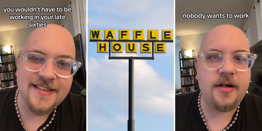 Waffle House server complains about her co-workers to customer