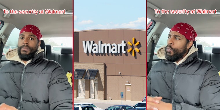 Walmart customer calls out greeter asking to see receipt after he was already on camera in-store and at self-checkout