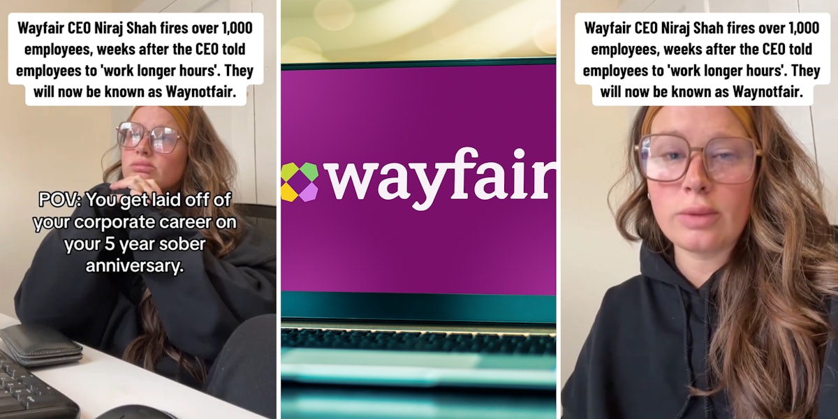 Wayfair Worker Reveals Moment She’s Laid Off