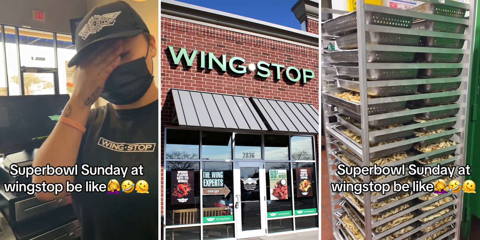 Wingstop workers show what's it like to work on Super Bowl Sunday