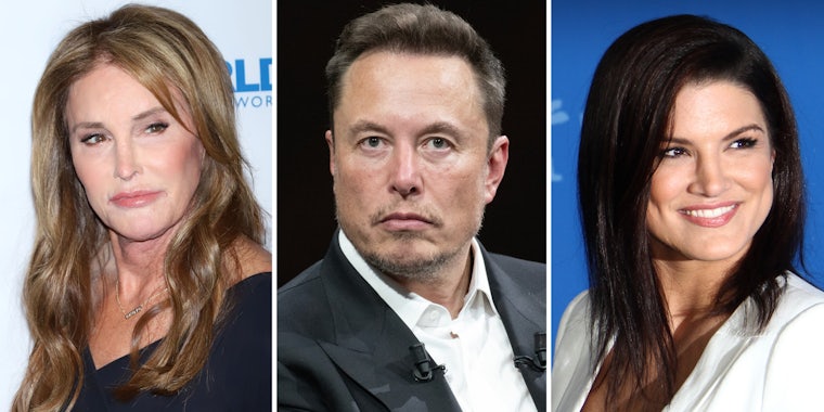 Caitlyn Jenner, Elon Musk,Gina Carano