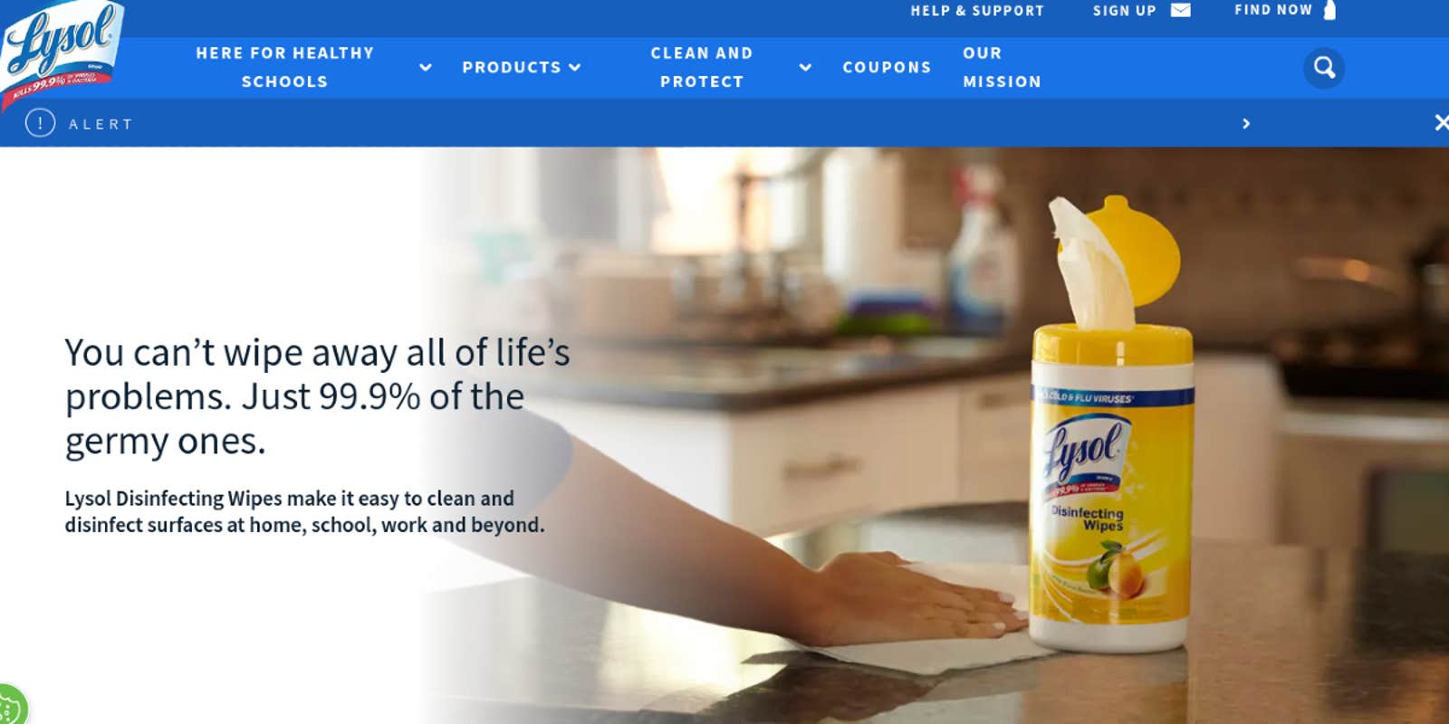 You're Probably Using Lysol Wipes Wrong. Here's Why